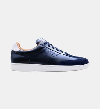 Sneakers cuir TOM - Finsbury - Bleu