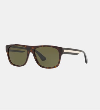 Lunettes de soleil Rectangulaire GG0341S - Gucci - Noir