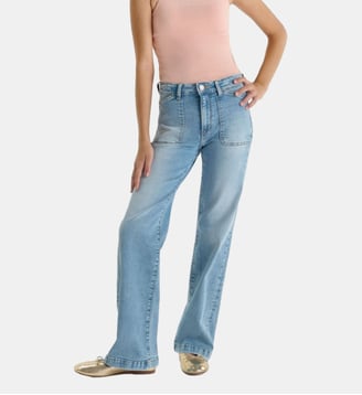 Jeans flare - Le Temps Des Cerises - Bleu