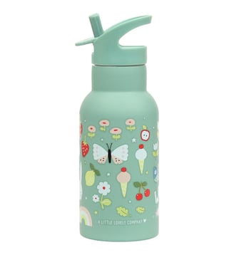 Gourde isotherme Joie - A Little Lovely Company - Vert d'eau