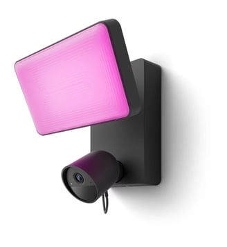 Caméra de surveillance HUE Secure 1080p Floodlight filaire Philips Hue