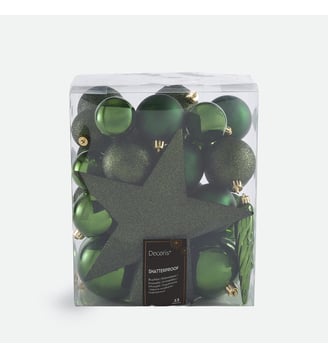Coffret de 33 boules de Noël - La Redoute Interieurs - Vert