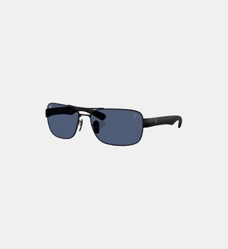 Lunettes de soleil Carré RB3763M RB3763M Scuderia Ferrari Collection - Ray Ban - Noir mat