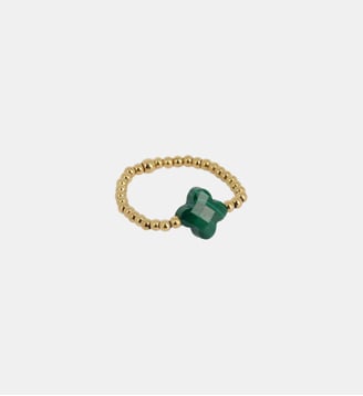 Bague Velasquez  en Acier doré - Zag Bijoux - Vert