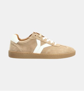 Sneaker copacabana - cuir velours - Colisée Paris - Beige