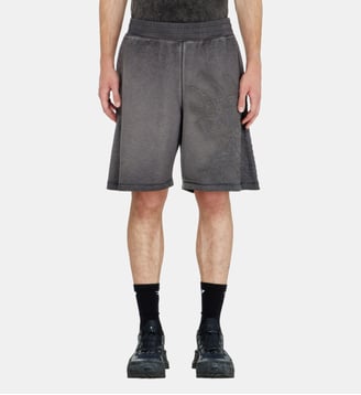Short pants avec motifs dévoré - Diesel - Gris foncé