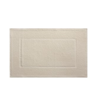 Tapis de bain  en coton - Yves Delorme - Nacre