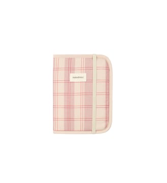 Protège-carnet de santé A5 Stories Édition limitée - Nobodinoz - Powder red checks