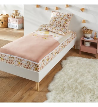 Caradou® sans couette, Lapin fleuri - La Redoute Interieurs - Imprimé rose