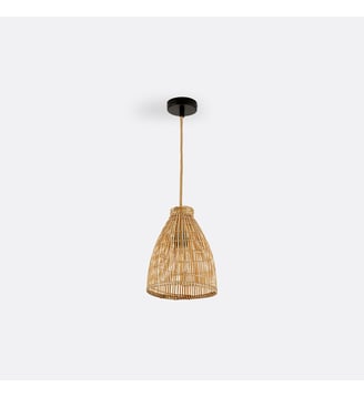 Suspension en bambou Ø20 cm - La Redoute Interieurs - Naturel