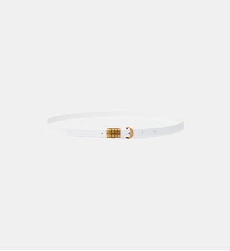 Ceinture avec logo pinko 1,2 cm - Pinko - Blanc nembo doré antique