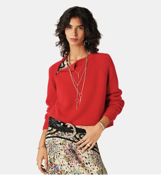 Pull Corvy - Ba&sh - Rouge