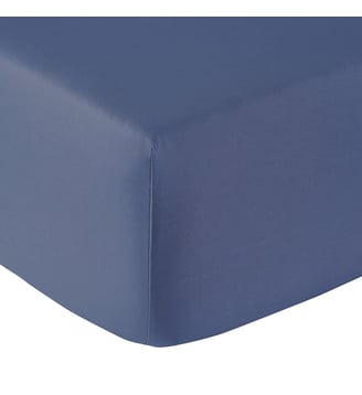 Drap Housse Vexin - Anne de Solène - Bleu de cobalt