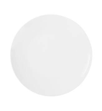 Assiette De Présentation 29 Cm - Modulo - Degrenne - Blanc