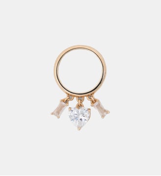 Bague dorée à bijoux strassés - Maje - Doré