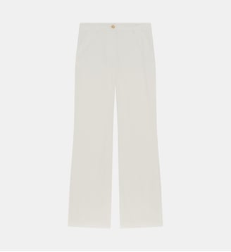 Pantalon large en coton - BILLY - Pablo - Écru