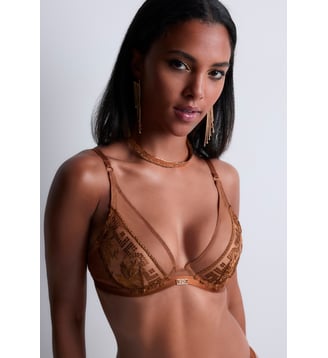 Soutien gorge Triangle avec armatures - Aubade - Doré