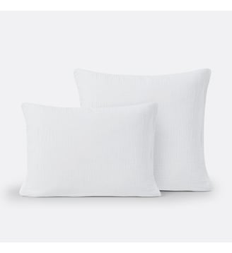 Taie d'oreiller unie gaze de coton La Redoute Interieurs