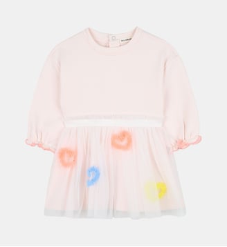 Combinaison bi-matériau - Billieblush - Rose courage