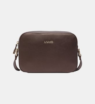Sac bandoulière format moyen - Liu Jo - Marron foncé