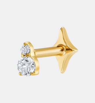 Piercing titane Flocon argent - Nebuleuse Bijoux - Or