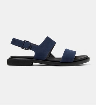 Sandales Edy Cuir - Camper - Bleu marine