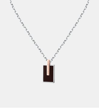 Collier T-LEATHER - Trussardi - Acier inoxydable