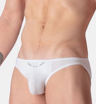 Mini-slip Sexy Fun Micro Briefs - Hom - Blanc