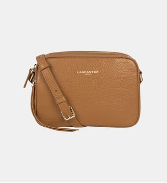 Sac camera Dune en cuir grainé - Lancaster - Camel