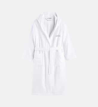 Peignoir capuche personnalisé 350 g/m2 - La Redoute Interieurs - Blanc