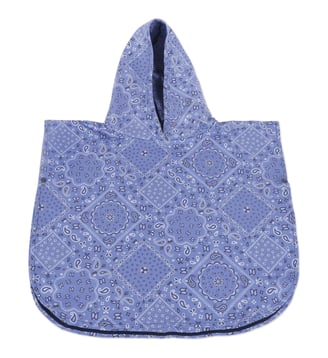 Poncho de plage - Walking Mum - Bleu