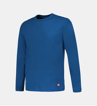 T-shirt à manches longues en coton - Le Slip Francais - Gris bleu