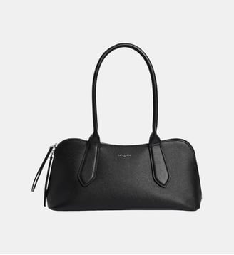 Sac bowling Apolline en cuir grainé - Le Tanneur - Noir