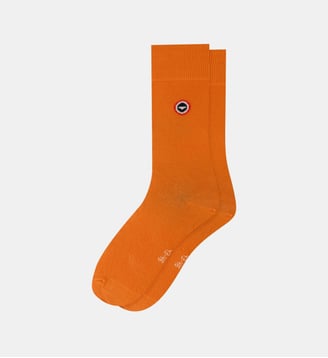 Chaussettes mi-hautes en coton - Le Slip Francais - Orange