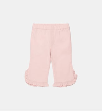 Pantalon avec détail volant - Marni - Rose