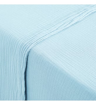Drap plat uni gaze de coton La Redoute Interieurs