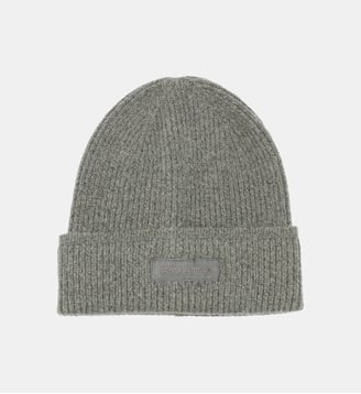 Bonnet à revers uni - Serge Blanco - Gris chiné