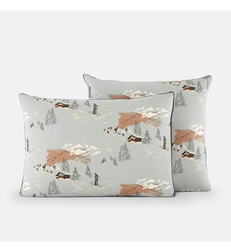 Taie d'oreiller percale de coton La Redoute Interieurs