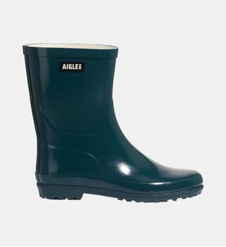 Bottines de pluie plates ELIOSA BOTTIL - Aigle - Bleu canard