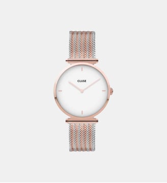 Montre Triomphe Blanc CW0101208001 - Cluse - Doré rosé
