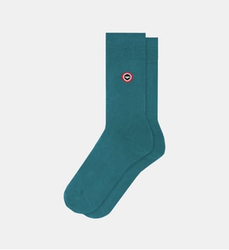Chaussettes mi-hautes en coton - Le Slip Francais - Bleu vif