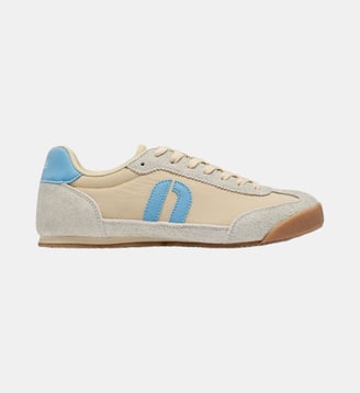 Baskets basses Riya - Odaje - Beige et bleu