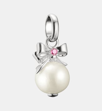 Pendentif Charm Poire avec Nœud Connect - Thomas Sabo - Argent