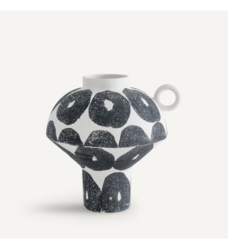Vase en céramique mate tachetée AM.PM