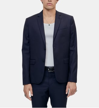 Veste de costume en laine coupe cintrée The Kooples