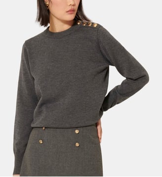 Pull Prunette - Tara Jarmon - Gris chiné