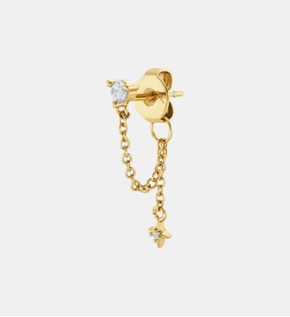 Puce Intuition Blanche - Nebuleuse Bijoux - Or
