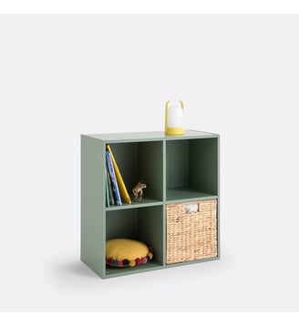 Meuble de rangement 4 cases - La Redoute Interieurs - Eucalyptus