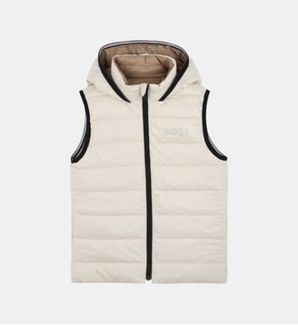 Veste en duvet - BOSS Kidswear - Vanille