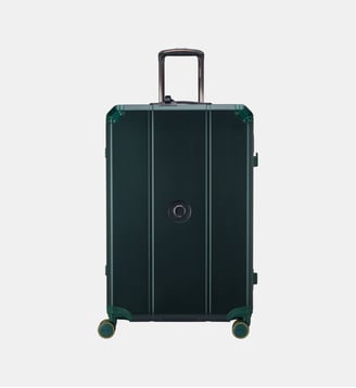 Valise Rigide 4 Doubles Roues 76 cm - Delsey Paris - Vert turquoise